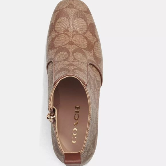 NIB - COACH Noah Bootie In Signature Canvas - size 6 US - Picture 6 of 7